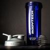 BodyTech Shaker Bottle with Wire Whisk BlenderBall - Leak-Proof Mixing for Protein Shakes - Blue (32 fl oz) view 2