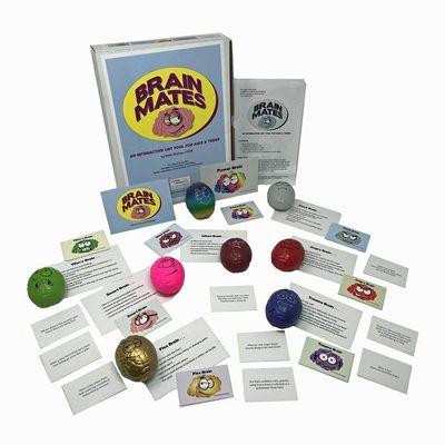 Childswork/Childsplay Brain Mates; An Interactive CBT Tool for Kids & Teens - A Therapy Card Game to Enhance Social Mindfulness Skills and Emotional Management - Counseling Tool Used at Home or School