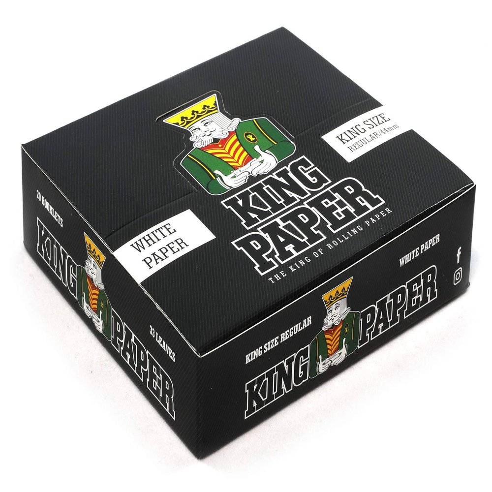 aLeda King Paper Regular King Size 44mm x 20 Booklets - 660 Papers
