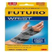 3M Health Care MMM 09090ENT Future Deluxe Wrist Stabilizer, Right Hand, Small/Medium, Gray (Pack of 3)