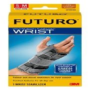 3M Health Care MMM 09090ENT Future Deluxe Wrist Stabilizer, Right Hand, Small/Medium, Gray (Pack of 3)
