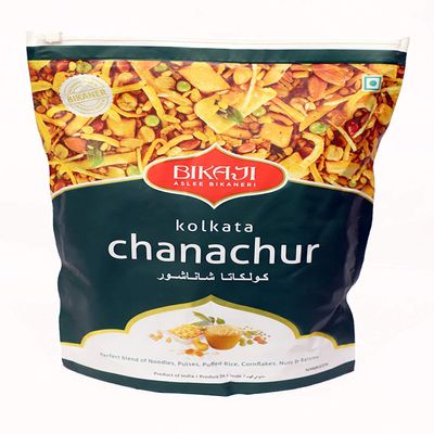 Bikaji Aslee Bikaneri Kolkata Chanachur - Namkeen Mixtures Snack - 400g (Pack of 2)