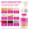 Pink Stork Total Prenatal Vitamins with DHA, Folate, and Iron, 3 Month Supply to Help Support Fetal Development, Pregnancy Must Haves - 180 Capsules view 2