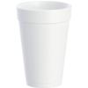 Dart Disposable Insulated Drinking Cup White Styrofoam 16 oz. 25 Ct 16J16 view 1