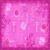 1/4 Sheet - Pink Mother's Day Background - D2195 - 2D Edible Cake/Cupcake Party Topper - D2195 view 1