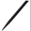 Alphax 905363 Confectionery Toothpick, Black, 5.0 x 0.2 inches (12.7 x 0.5 cm), Candy Toothpick, Striped Ebony view 1