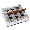 Cigar Alloy Metal Polished Ashtrays (8"x8"x2") view 2