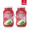 Florence Jarred Gel and Beans in Syrup (Coconut Gel Nata de Coco Strawberry Flavored, 2 Pack) view 2