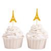 Darling Souvenir Eiffel Tower Cupcake Toppers Wedding Party Dessert Decorations - Pack Of 40 view 1