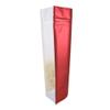 100pcs Frosted Clear Window Stand Up Colored Metallic Foil Resealable Zipper Seal Bags (Red, Standup | 7.5oz) view 2