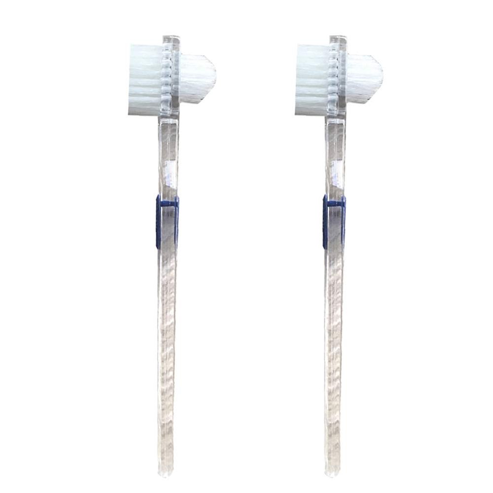 Healifty Brush False Brush Double-Sided Toothbrush 2pcs