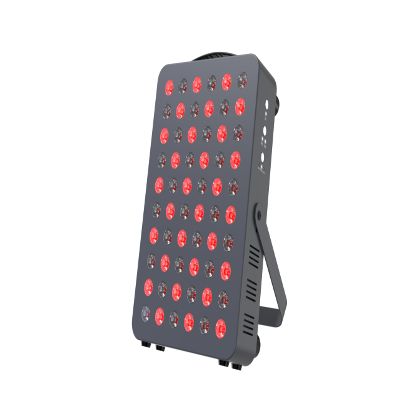 Hooga Red Light Therapy Panel for Face and Body, Red & Near Infrared LED Light with Timer and Stand, 60 High-Efficiency Low-Level LEDs (<5 mW), Flicker-Free Wellness and Recovery Device  HG300.
