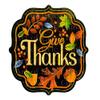 1/2 Sheet - Thanksgiving Give Thanks - D22531 - 2D Edible Cake/Cupcake Party Topper - D22531 view 1