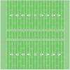 1/2 Sheet - Green Football Field Birthday - D6501 - 2D Edible Cake/Cupcake Party Topper view 1