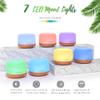 ASAKUKI Oil Diffuser with Essential Oils Set, 500ml Aromatherapy Humidifier with 14 LED Colors & Auto Shut-Off - 6 Oil Gift Pack(Lavender Eucalyptus Tea Tree Orange Peppermint Lemongrass) view 3