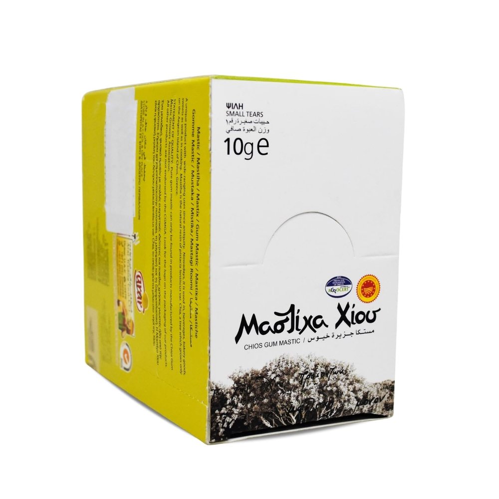 10 Bag Chios Pure Natural Gum Mastic Mastixa Xiou Mastiha Mastix Unique Product With Many Beneficial Qualities Used In Beverages & Bakerys & Cooking (3.52 oz / 100 gm)