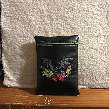 Bat Bud glass pot pipe pouch