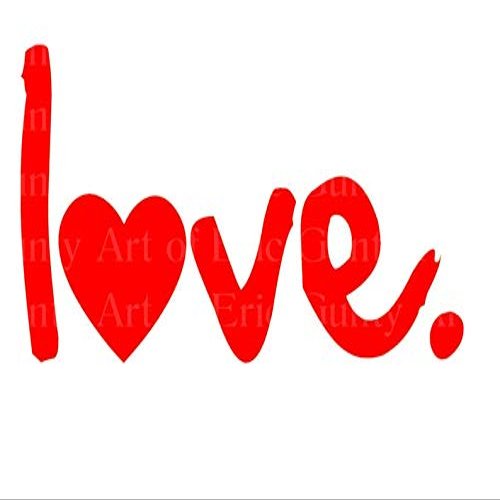 1/4 Sheet - Happy Valentine's Day Love - D22345 - 2D Edible Cake/Cupcake Party Topper - D22345