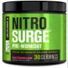 Jacked Factory NITROSURGE Pre Workout Supplement - Endless Energy, Instant Strength Gains, Clear Focus and Intense Pumps - NO Booster & Powerful Preworkout Energy Powder - 30 Servings, Watermelon view 1