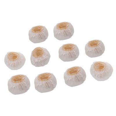 100pcs Ear Caps Plastic Disposable Ear Covers Waterproof Elastic Protection Baby Shower Hair Treatment Ear Cover Cap Earmuffs - Clear