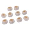 100pcs Ear Caps Plastic Disposable Ear Covers Waterproof Elastic Protection Baby Shower Hair Treatment Ear Cover Cap Earmuffs - Clear view 1