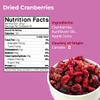 Amrita Dried Cranberries 2 lb | Sweetened with Apple Juice, Unsulfured, Gluten Free, non-GMO, No Preservatives | Packed Fresh in Resealable Bags | Fruit Snacks, Salads, Baking view 2