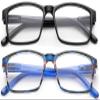 2 Pack Slim Reading Glasses Light Weight Simple Rectangular Shape Fashionable Colors with Carrying Pouch view 3