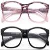 2 Pack Fashion Reading Glasses for Women Spring Temple with Carrying Pouches view 3