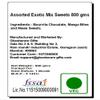 Ghasitaram Gifts Rakhi Gifts for Brothers Rakhi Sweets - Ghasitaram Gifts - Assorted Exotic Mix Sweets 800 GMS with Beads Rakhi view 3