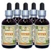 Vitex (Vitex Agnus-Castus) Tincture, Organic Dried Berries Liquid Extract (Brand Name: HerbalTerra, Proudly Made in USA) 5x2 fl.oz (5x60 ml) view 1
