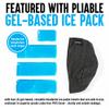 BODYPROX Migraine Relief Ice Pack Hat, Head Gel Ice Cap for Tension Headache Relief view 2