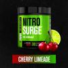 Jacked Factory NITROSURGE Pre Workout Supplement - Endless Energy, Instant Strength Gains, Clear Focus, Intense Pumps - NO Booster & Preworkout Powder with Beta Alanine - 30 Servings, Cherry Limeade view 2