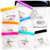 MUMI Pill Pouch Set, Travel Pill Organizer 7 Mini Zipper Pouches, Small Pill Bags, Reusable Pouches for Medicine Travel, Pocket Pill Organizer, Purse Accessories, Vitamin Organizer view 1