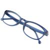 VisionGlobal Blue Light Blocking Glasses for Women/Men, Anti Eyestrain, Computer Reading, TV Glasses, Stylish Square Frame, Anti Glare (Blue, + 1.00 Magnification) view 1
