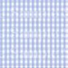 1/2 Sheet - Baby Blue Gingham Checker Print Birthday - D24406-2D Edible Cake/Cupcake Party Topper - D24406