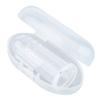 AKOAK 1 Pack Useful Baby Finger Toothbrush Soft Silicone Training Toothbrush with Storage Box, Baby Teeth Cleaning Massage Oral Care (White) view 1