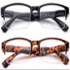2 Pack Semi-Rimless Reaing Glasses Stylish Look Light Weight with Carring Pouches view 3