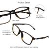 VisionGlobal Blue Light Blocking Glasses for Women/Men, Anti Eyestrain, Computer Reading Glasses, Stylish Square Frame, Anti Glare (Tortoise, 1.50 Magnification) view 2
