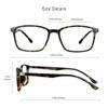 VisionGlobal Blue Light Blocking Glasses for Women/Men, Anti Eyestrain, Computer Reading Glasses, Stylish Square Frame, Anti Glare (Tortoise, 1.50 Magnification) view 3