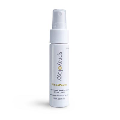 Sprayology MenoPower Homeopathic Menopause Relief Spray, Natural Hot Flash & Mood Support, Fast-Acting Oral Spray for Women, Gluten-Free, Lactose-Free, Natural Homeopathic, 30-Day Supply (1.38 fl oz)
