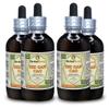 Zhi Gan Cao (Glycyrrhiza Uralensis) Tincture, Organic Dried Processed Root Powder Liquid Extract (Brand Name: HerbalTerra, Proudly Made in USA) 4x4 fl.oz (4x120 ml) view 1