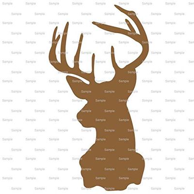 1/2 Sheet - Brown Deer Hunting Birthday - D3963 - 2D Edible Cake/Cupcake Party Topper