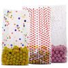 100ea - 4 X 2-1/2 X 9-1/2 Watercolor Confetti Cello Bags - 1.2 mil Thick view 2