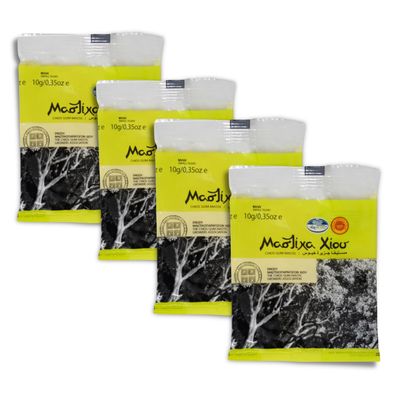 4 Bag Chios Pure Natural Gum Mastic Mastixa Xiou Mastiha Mastix Unique Product With Many Beneficial Qualities Used In Beverages & Bakerys & Cooking (1.41 oz / 40 gm)