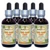 Zhi Gan Cao (Glycyrrhiza Uralensis) Tincture, Organic Dried Processed Root Powder Liquid Extract (Brand Name: HerbalTerra, Proudly Made in USA) 5x2 fl.oz (5x60 ml) view 1