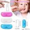 AKOAK 1 Pack Useful Baby Finger Toothbrush Soft Silicone Training Toothbrush with Storage Box, Baby Teeth Cleaning Massage Oral Care (Blue) view 4