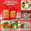 Asian Kitchen Ponni Boiled Rice 4-Pound Bag, 4lbs (1.81kg) Short Grain Par Boiled Rice ~ All Natural | Gluten Friendly | Vegan | Indian Origin | Export Quality view 3