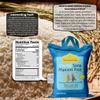 Asian Kitchen Crystal Sona Masoori Aged Rice 10-Pound Bag, 10lbs (4.54kg) Short Grain Rice ~ All Natural | Gluten Friendly | Vegan | Indian Origin | Export Quality view 2