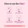 LUMMA Menstrual Disc | Includes Carrying Pouch and Silicone String for Easy Removal | Comfortable & Sustainable Choice to Tampons | Reusable Medical Grade Silicone, Leak-Proof (Unicorn, Shot) view 4