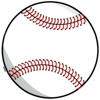 1/2 Sheet - Baseball Birthday - D3178 - 2D Edible Cake Cupcake Party Topper
